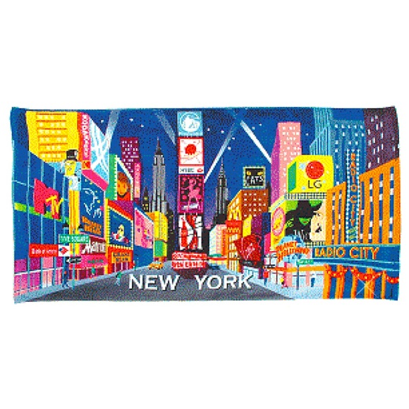 Other - 🌃 Times Square Beach Towel 🌃